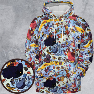 King Arthur Sword And The Stone All-over Print Hoodie