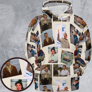 Seinfeld Famous Scenes All-over Print Hoodie