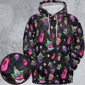 Space Horror Movie Killer Klowns Outer All-over Print Hoodie