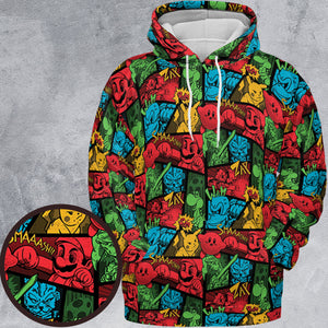 Super Smash Bros Pattern All-over Print Hoodie