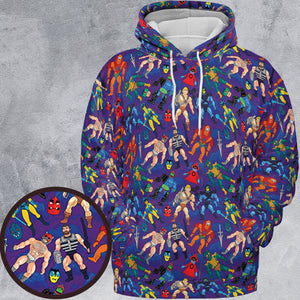 MOTU Figures All-over Print Hoodie