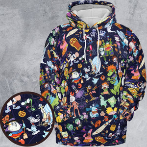Nickelodeon Halloween Party All-over Print Hoodie