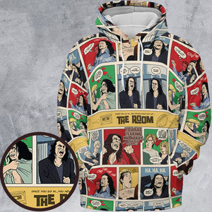The Room Comic Style All-over Print Hoodie