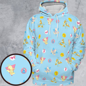Rocko and Spunky Pattern Rocko's Modern Life All-over Print Hoodie