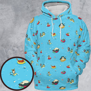 Pokemon Sunny Days Sea Swim All-over Print Hoodie