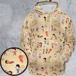 Pyramid America Star Trek Characters All-over Print Hoodie