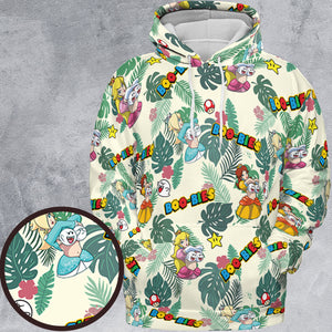 Super Mario Boo-Bies Pattern All-over Print Hoodie
