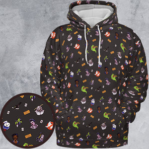 Ghostbusters Pattern All-over Print Hoodie