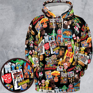 80's Kids Starter Pack All-over Print Hoodie