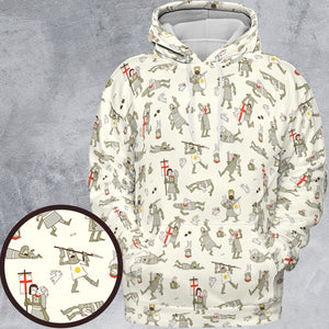 Bad Tempered Rodents Monty Python All-over Print Hoodie