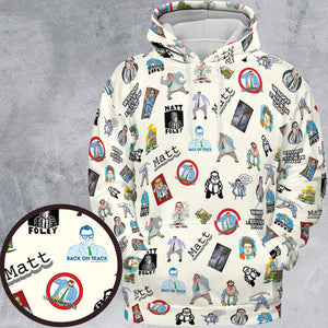 Chris Farley Matt Foley Motivational SNL All-over Print Hoodie