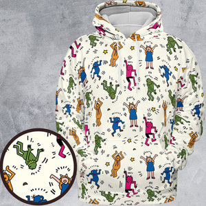 Dancing Muppets The Muppets Characters All-over Print Hoodie