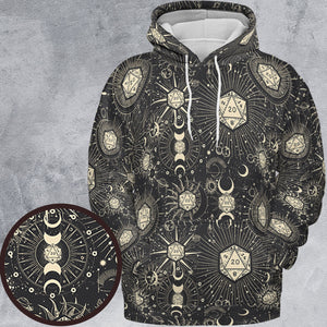 Diceyverse Dice RPG DND All-over Print Hoodie