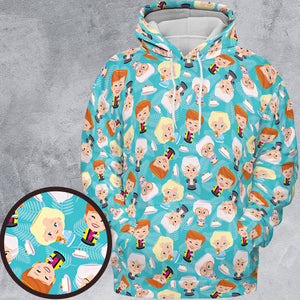 Little Dolls The Golden Girls All-over Print Hoodie