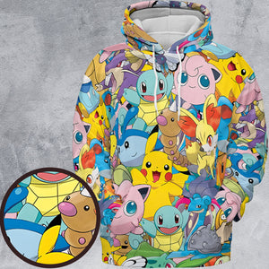 Magical Creatures Pokemon All-over Print Hoodie