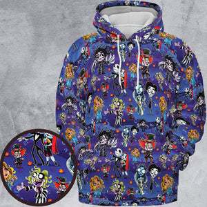 Tim Burton Movies All-over Print Hoodie