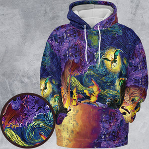 Pokemon Starry Night Campfire All-over Print Hoodie