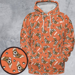Gremlins Gizmo Head Toss All-over Print Hoodie