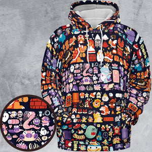 Mario Colors Super Mario All-over Print Hoodie