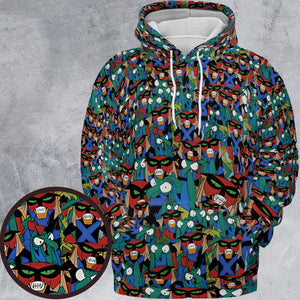 Brak and Zorak Space Ghost Coast to Coast All-over Print Hoodie