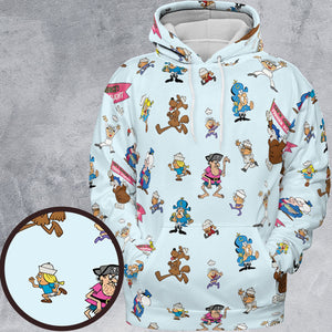 Cereal Cap'n Crunch Characters All-over Print Hoodie