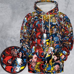 70 Variants and Bloodlines All-over Print Hoodie