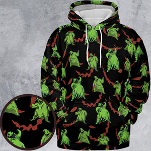 Oogie Boogie Pattern All-over Print Hoodie