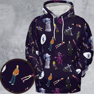 Buffy: The Animated Series Characters All-over Print Hoodie