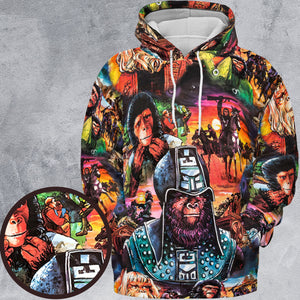 Planet of the Apes All-over Print Hoodie
