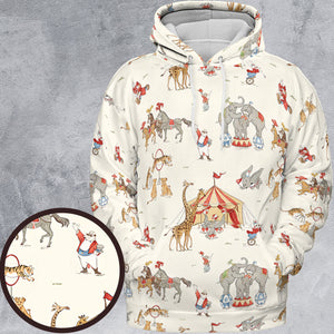Nostalgic Circus Dumbo All-over Print Hoodie