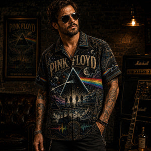 Pink Floyd Hawaiian Shirt, Wish You Were Here Button Up, Shine On Music Fan Gift