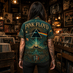 Pink Floyd Hawaiian Shirt, Animals Era Button Up, Psychedelic Rock Collector Gift