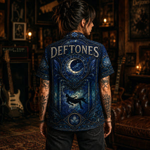 Deftones Hawaiian Shirt, Around the Fur Button Up, My Own Summer Rock Fan Gift