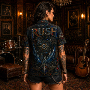 Rush Hawaiian Shirt, Farewell to Kings Button Up, Closer to the Heart Fan Gift
