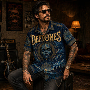 Deftones Hawaiian Shirt, Gore Era Alt Rock Button Up, Phantom Bride Fan Gift