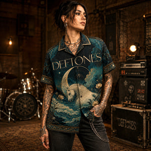 Deftones Hawaiian Shirt, Be Quiet and Drive Button Up, Alternative Metal Fan Gift