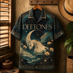 Deftones Hawaiian Shirt, Be Quiet and Drive Button Up, Alternative Metal Fan Gift