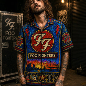 Foo Fighters Hawaiian Shirt, Everlong Alternative Rock Button Up, The Pretender Music Fan Gift