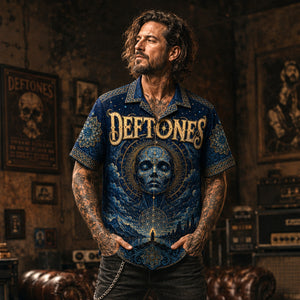 Deftones Hawaiian Shirt, Gore Era Alt Rock Button Up, Phantom Bride Fan Gift