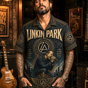Linkin Park Hawaiian Shirt, Minutes to Midnight Button Up, What Ive Done Fan Gift