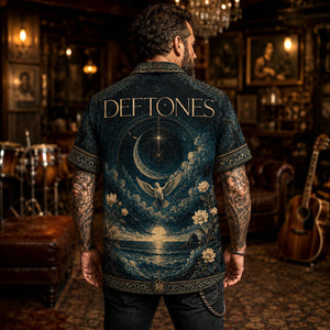 Deftones Hawaiian Shirt, Be Quiet and Drive Button Up, Alternative Metal Fan Gift