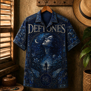 Deftones Hawaiian Shirt, Around the Fur Button Up, My Own Summer Rock Fan Gift