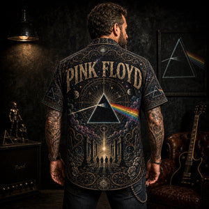 Pink Floyd Hawaiian Shirt, Wish You Were Here Button Up, Shine On Music Fan Gift