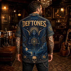 Deftones Hawaiian Shirt, Gore Era Alt Rock Button Up, Phantom Bride Fan Gift