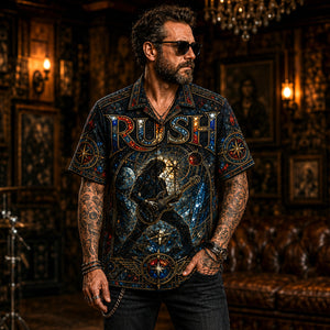 Rush Hawaiian Shirt, Farewell to Kings Button Up, Closer to the Heart Fan Gift
