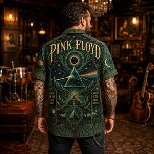 Pink Floyd Hawaiian Shirt, Shine On Prog Rock Button Up, Wish You Were Here Collector Gift