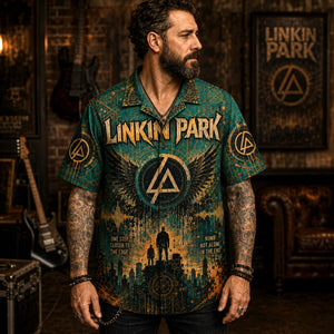 Linkin Park Hawaiian Shirt, Numb Alternative Rock Button Up, Meteora Music Fan Gift
