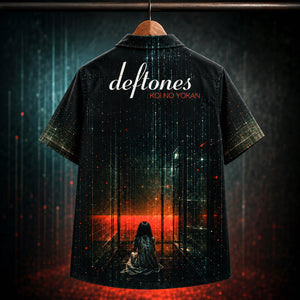 Deftones Koi No Yokan Hawaiian Shirt, 2012 Alternative Metal Button Up, Chino Moreno Swerve City Era