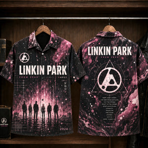 Linkin Park From Zero 2024 Hawaiian Shirt, Alternative Rock Button Up, Emily Armstrong New Era
