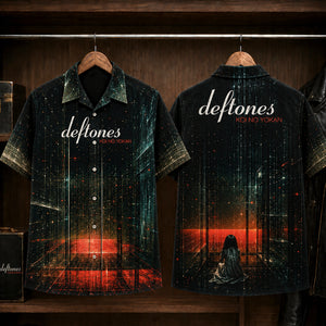 Deftones Koi No Yokan Hawaiian Shirt, 2012 Alternative Metal Button Up, Chino Moreno Swerve City Era